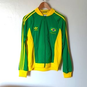 Women's Retro Adidas Originals Brasil 1978 Track Jacket Size Large